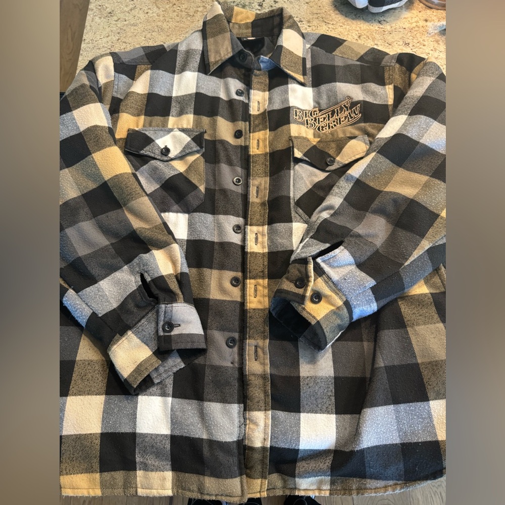 Big Belly Crew Flannel Jacket